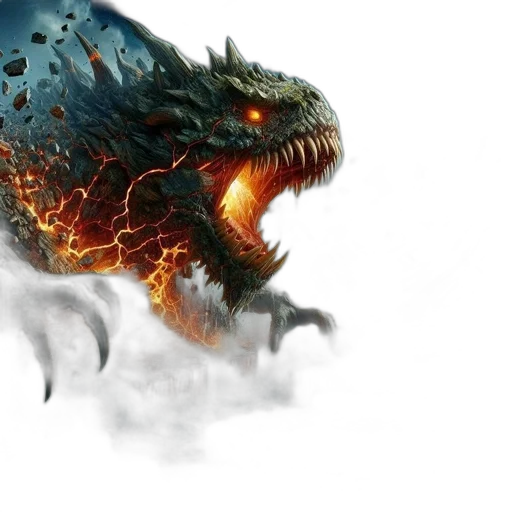 dragon, creature, concept art, fantasy art transparent PNG cut-out