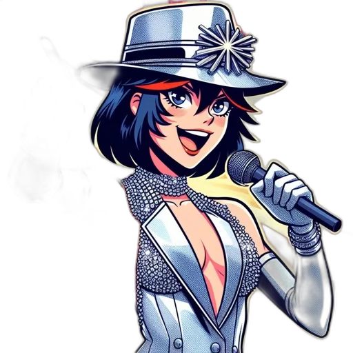 hat, staff, jacket, cartoon transparent PNG cut-out