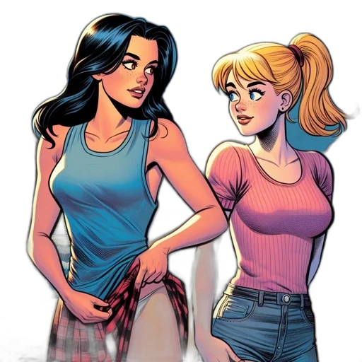 comic book art, cartoon, concept art, fantasy art transparent PNG cut-out