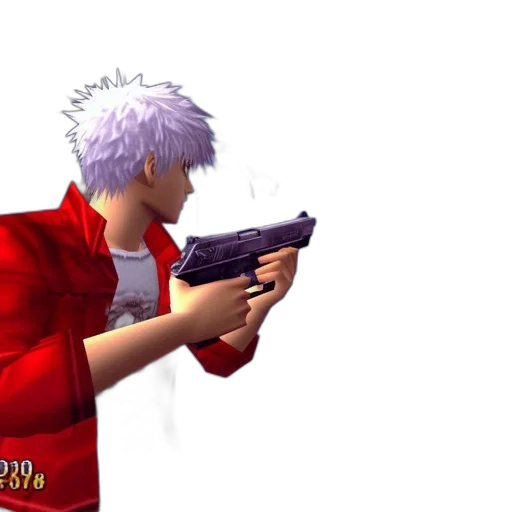 weapon, jacket, staff, 3d render transparent PNG cut-out