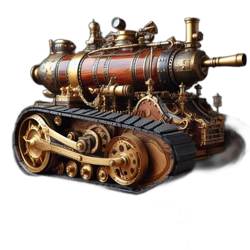weapon, car, robot, 3d render transparent PNG cut-out
