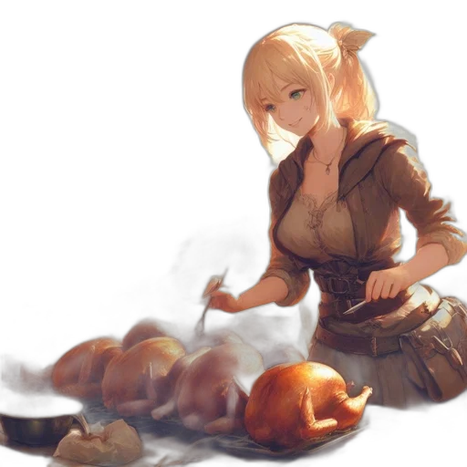 food, dragon, weapon, staff transparent PNG cut-out