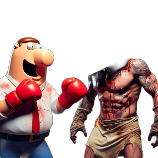 concept art, 3d render, comic book art, cartoon transparent PNG cut-out