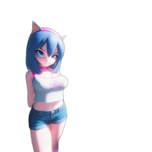 dress, robot, creature, staff transparent PNG cut-out