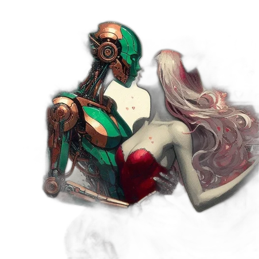 mask, robot, jewelry, creature transparent PNG cut-out