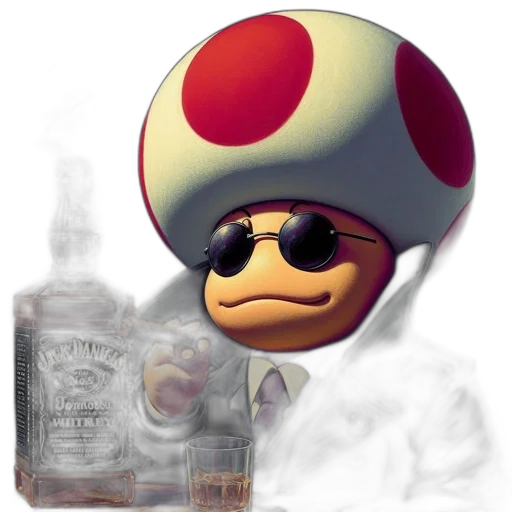 hat, bottle, crown, concept art transparent PNG cut-out