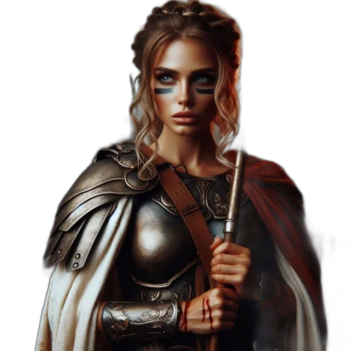 staff, sword, face, fantasy art transparent PNG cut-out