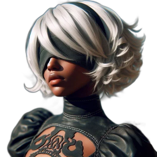 mask, hair, face, crown transparent PNG cut-out