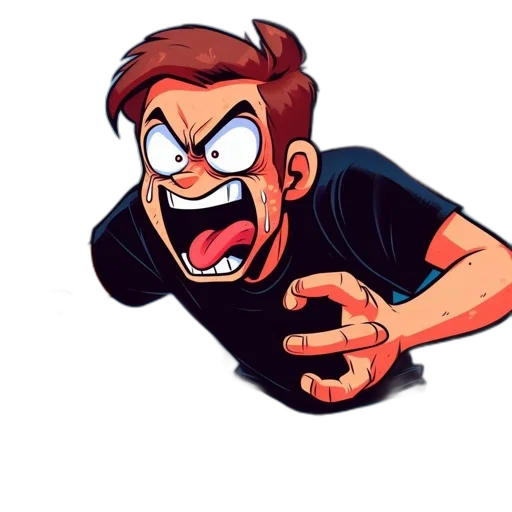 face, creature, staff, cartoon transparent PNG cut-out