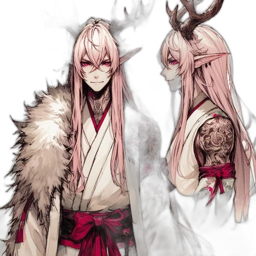 creature, dragon, mask, staff transparent PNG cut-out