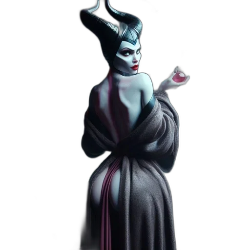 dress, staff, creature, concept art transparent PNG cut-out