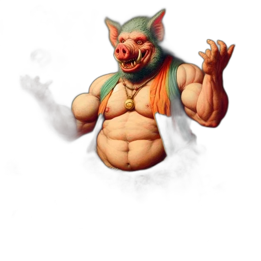 staff, creature, mask, concept art transparent PNG cut-out