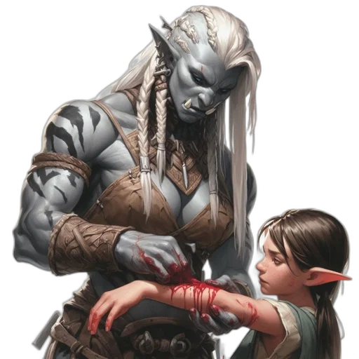 creature, concept art, comic book art, fantasy art transparent PNG cut-out