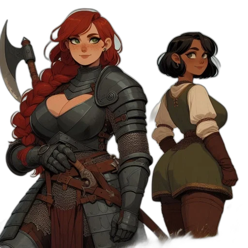 concept art, fantasy art, pixel art, comic book art transparent PNG cut-out