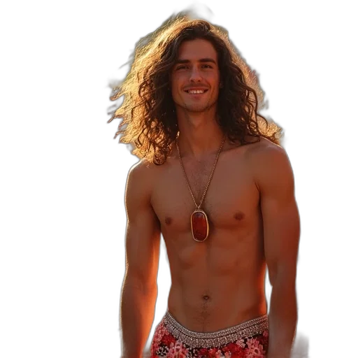 hair, photorealistic, leighton, carpenter transparent PNG cut-out