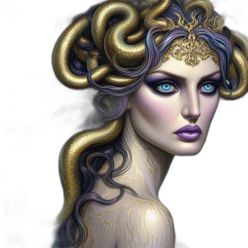 jewelry, crown, mask, fantasy art transparent PNG cut-out