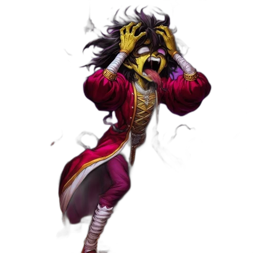 staff, creature, mask, concept art transparent PNG cut-out