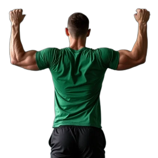 green, man, shirt, black transparent PNG cut-out