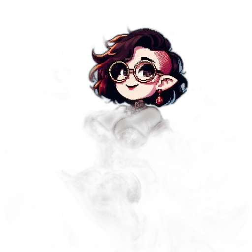mask, creature, hair, staff transparent PNG cut-out