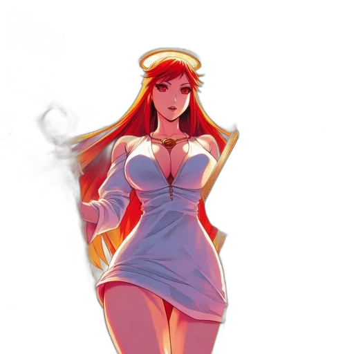 dress, staff, concept art, fantasy art transparent PNG cut-out