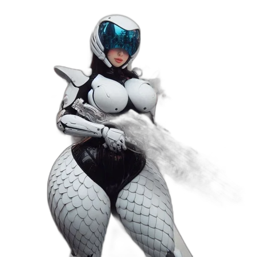 robot, concept art, comic book art, fantasy art transparent PNG cut-out