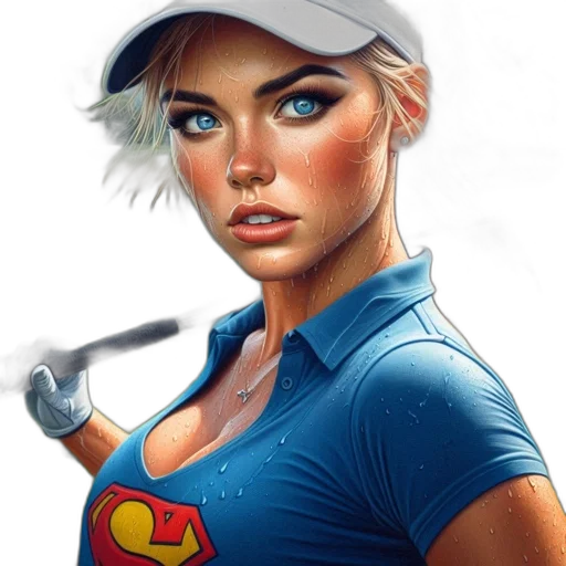 staff, face, comic book art, photorealistic transparent PNG cut-out