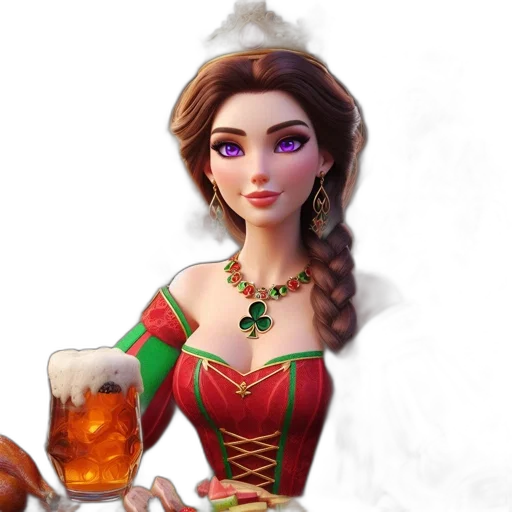 crown, fantasy art, concept art, 3d render transparent PNG cut-out