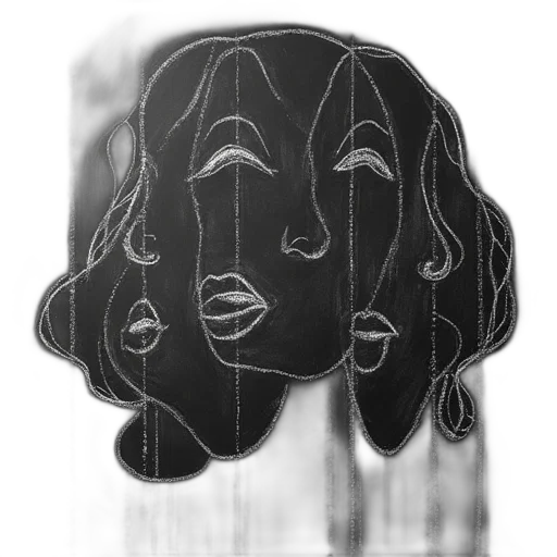 mask, face, crown, hair transparent PNG cut-out