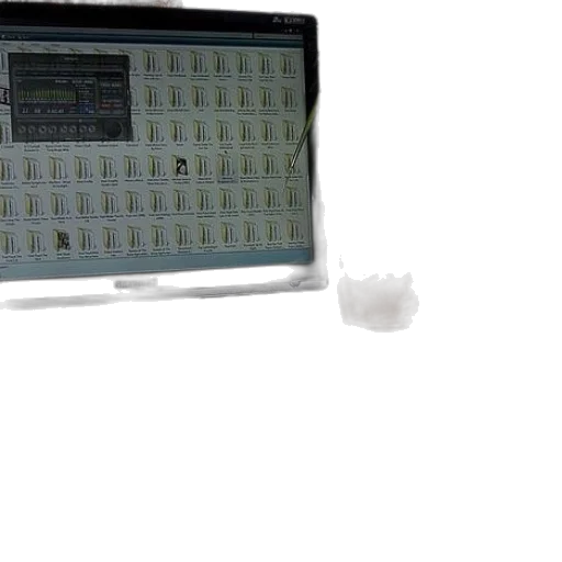 3d render, samsung, computer, monitor transparent PNG cut-out