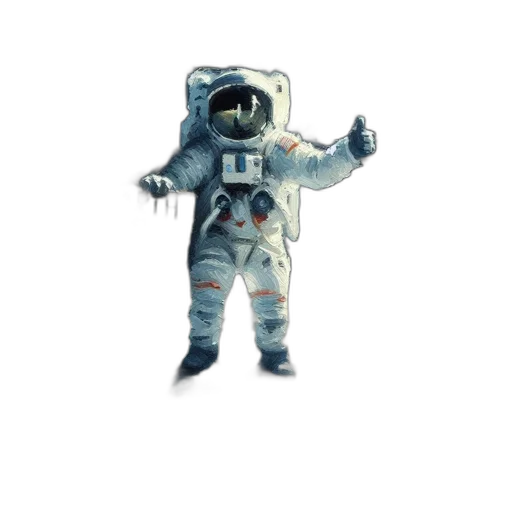 robot, staff, jacket, creature transparent PNG cut-out