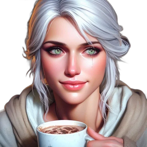 face, staff, fantasy art, photorealistic transparent PNG cut-out
