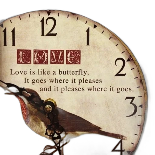 jewelry, clock, word, love transparent PNG cut-out