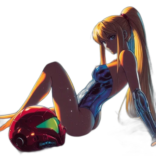 robot, dress, hair, anime transparent PNG cut-out