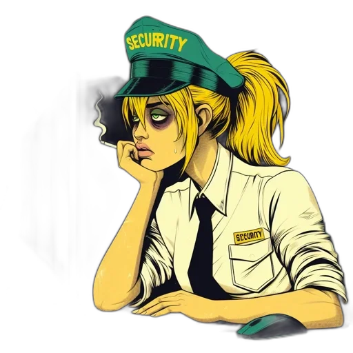 staff, hat, jewelry, jacket transparent PNG cut-out