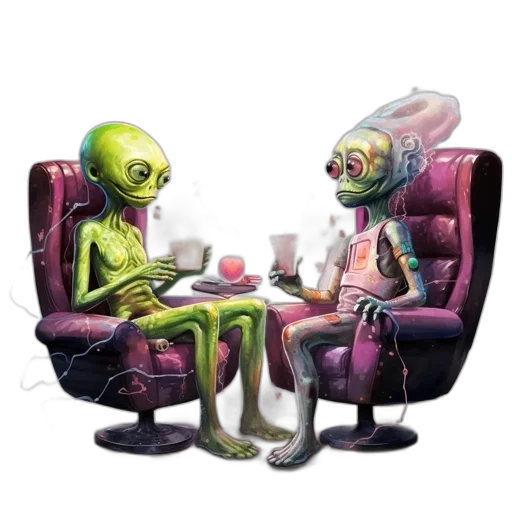 robot, creature, concept art, fantasy art transparent PNG cut-out