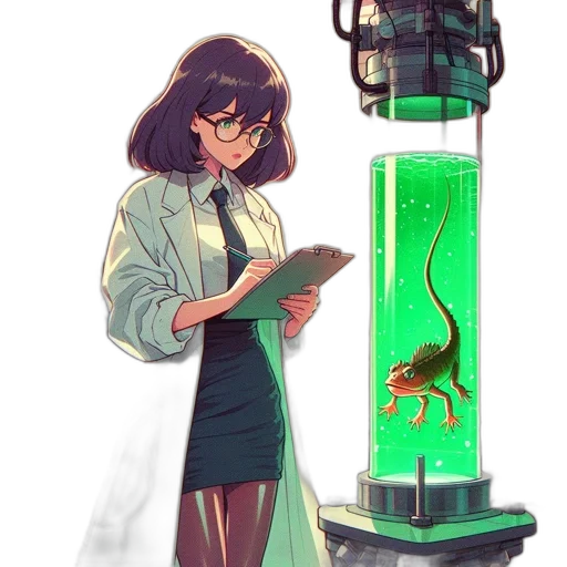 creature, staff, dress, bottle transparent PNG cut-out