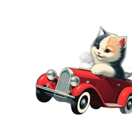 car, animal, concept art, 3d render transparent PNG cut-out