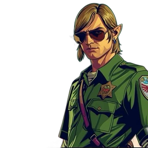 jacket, comic book art, concept art, pixel art transparent PNG cut-out
