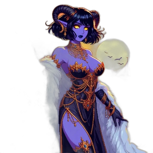 dress, fantasy art, concept art, pixel art transparent PNG cut-out
