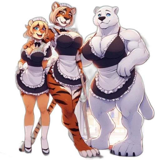 animal, dress, concept art, pixel art transparent PNG cut-out
