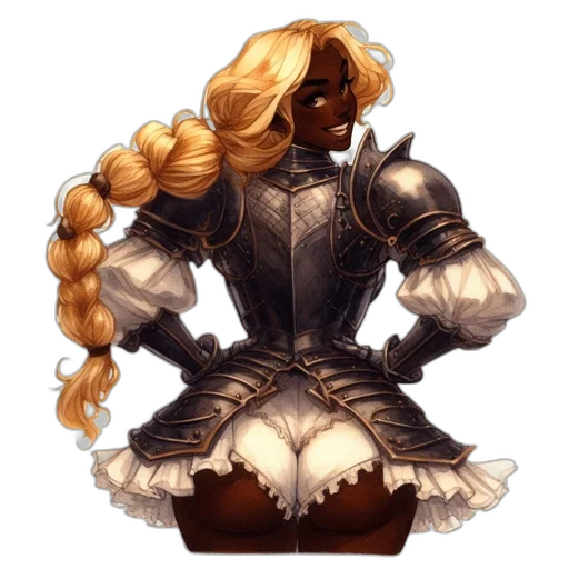 hair, crown, staff, concept art transparent PNG cut-out