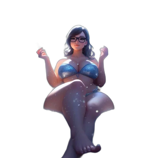dress, staff, creature, concept art transparent PNG cut-out