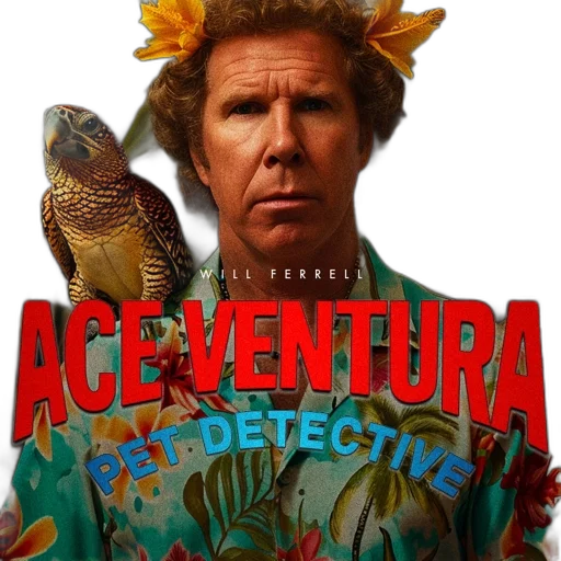 ace, ventura, pet, detective transparent PNG cut-out