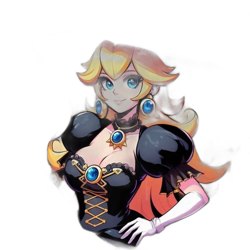 dress, crown, staff, weapon transparent PNG cut-out