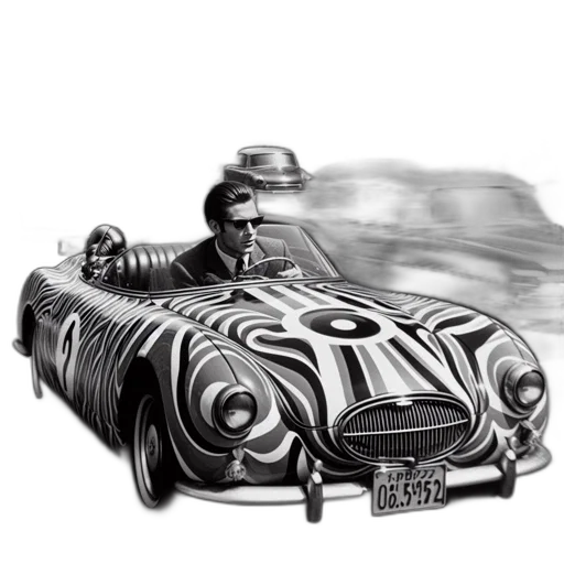 car, pencil sketch, photorealistic, concept art transparent PNG cut-out