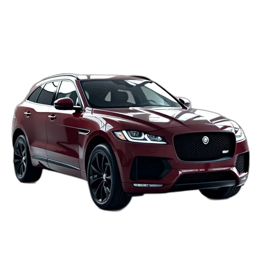 car, 3d render, 2018, jaguar transparent PNG cut-out