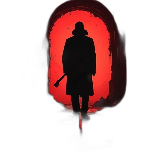 hat, jacket, staff, umbrella transparent PNG cut-out