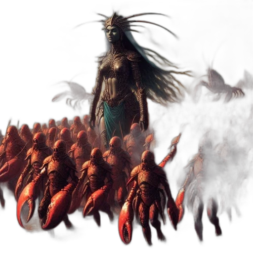 dragon, creature, mask, weapon transparent PNG cut-out