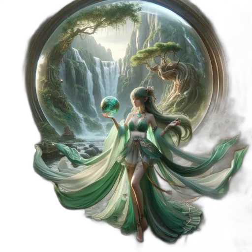 dragon, mask, dress, fantasy art transparent PNG cut-out