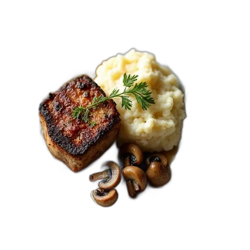food, animal, 3d render, photorealistic transparent PNG cut-out